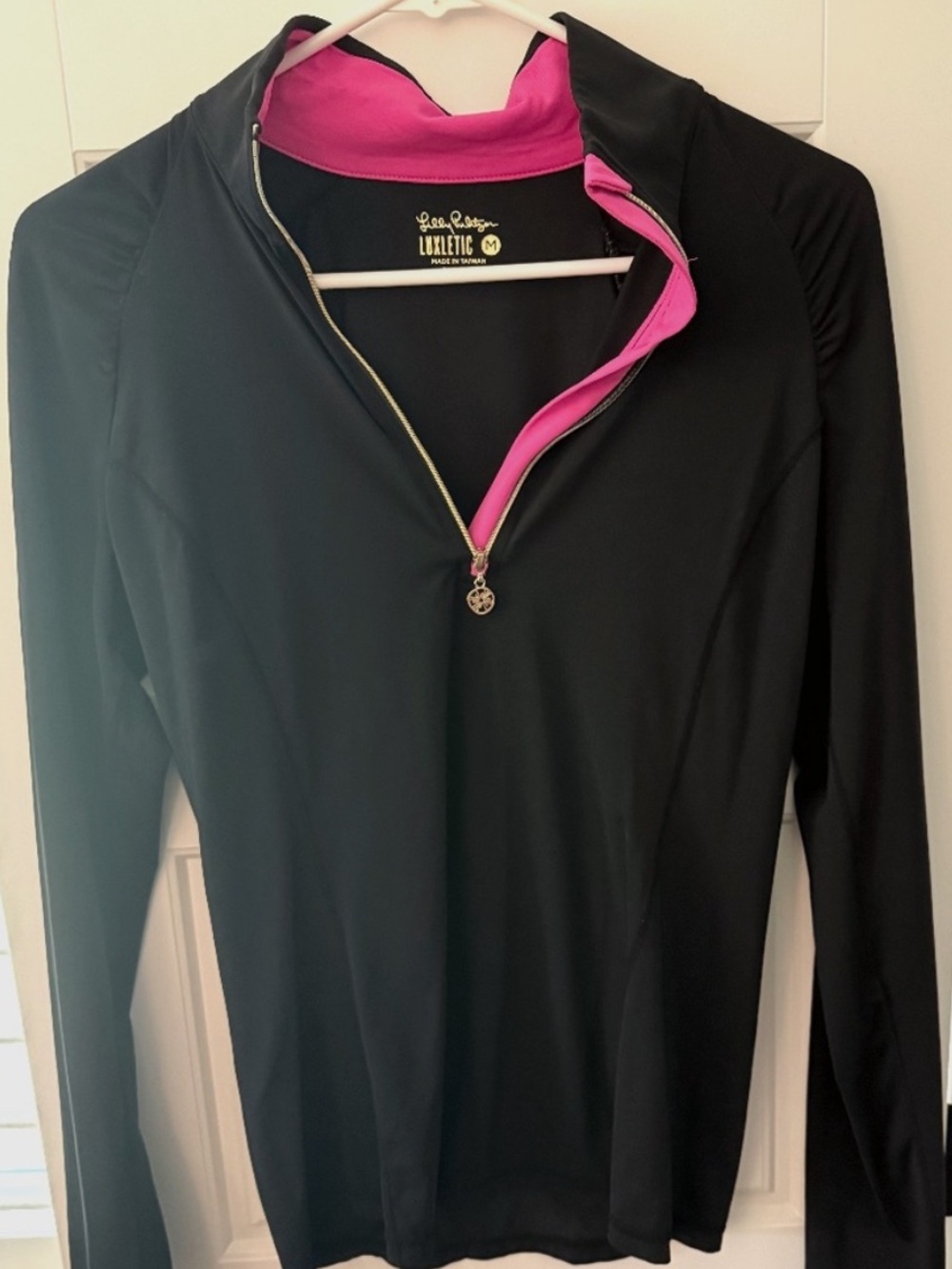Lilly Pulitzer UPF 50+   luxletic Justine half zip jacket